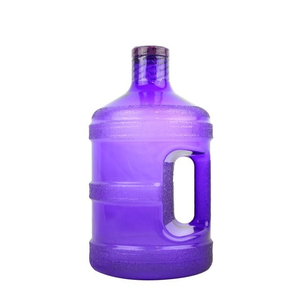 Bakebetter 1 gal Round Water Bottle with 48 mm Cap, Purple BA2582927
